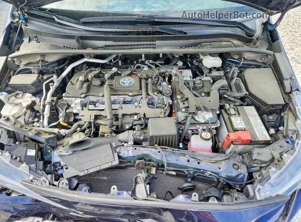 JTDBCMFE4PJ015602 2023 TOYOTA COROLLA Blue Vista interior trasera