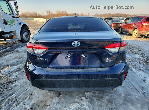 JTDBCMFE4S3084691 2025 TOYOTA COROLLA Blue Вид ззаду