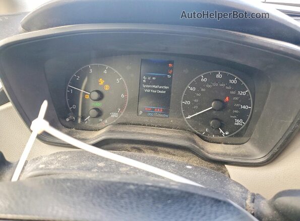 JTDBCMFE4SJ037656 2025 TOYOTA COROLLA Blue Vista del cuadro de instrumentos