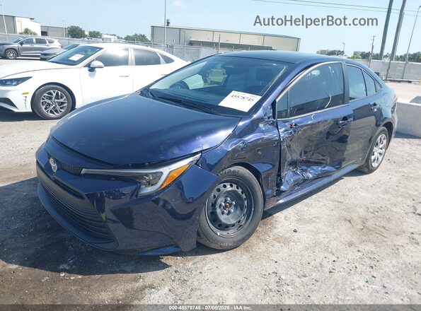 JTDBCMFE5S3095893 2025 TOYOTA COROLLA Blue Առջևի ձախ երեք քառորդ տեսարան