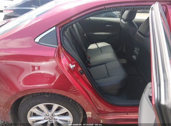 JTDBCMFE5T3145225 2026 TOYOTA COROLLA HYBRID Red VIN კოდის სტიკერის ხედი