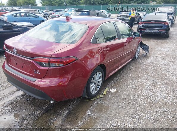 JTDBCMFE5T3145225 2026 TOYOTA COROLLA HYBRID Red უკანა მარჯვენა