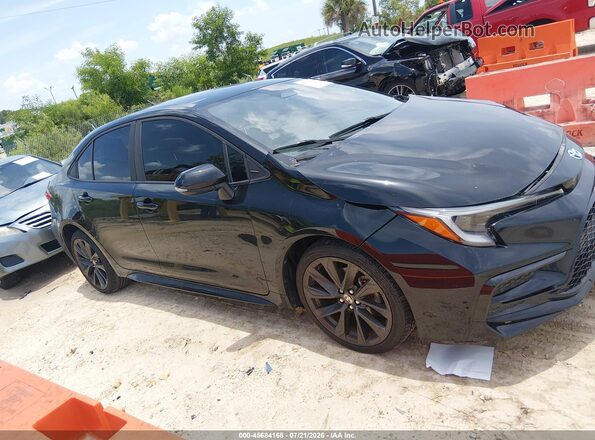 JTDBCMFE6P3006436 2023 TOYOTA COROLLA Black Rear interior view