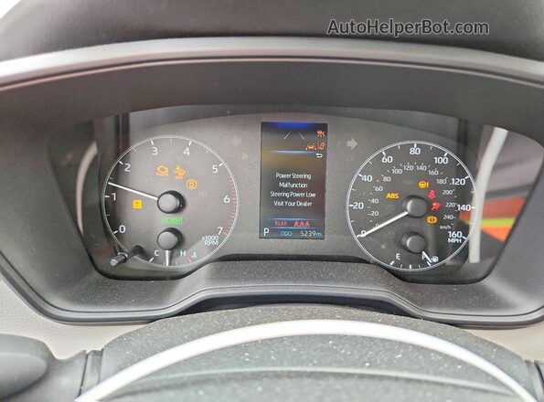 JTDBCMFE6S3093392 2025 TOYOTA COROLLA Black Instrument cluster view