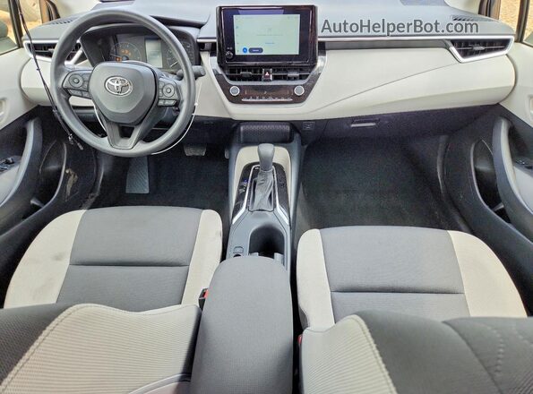 JTDBCMFE6S3093392 2025 TOYOTA COROLLA Black Dashboard view