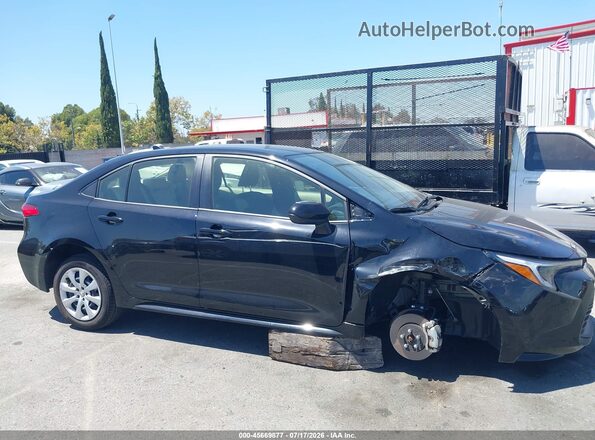 JTDBCMFE6S3098818 2025 TOYOTA COROLLA Black Սալոնի 360 աստիճան տեսք