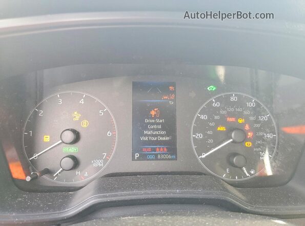 JTDBCMFE7PJ006912 2023 TOYOTA COROLLA Silver Instrument cluster view