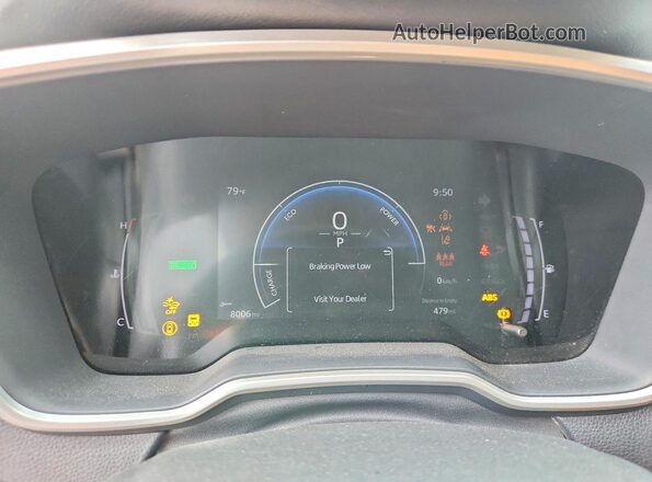 JTDBCMFE7R3036631 2024 TOYOTA COROLLA Синий Вид щитка приборов