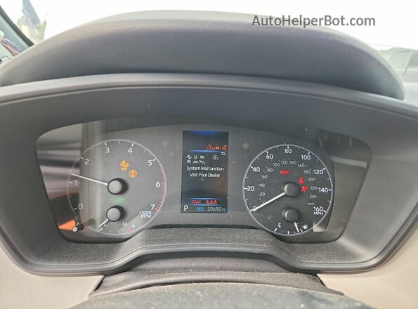 JTDBCMFE7S3101936 2025 TOYOTA COROLLA Белый Вид щитка приборов