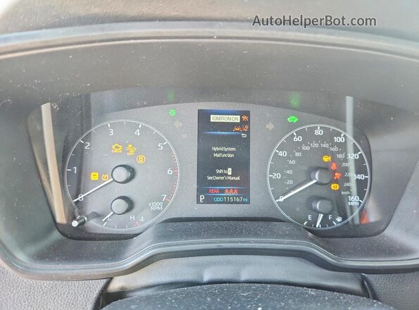 JTDBCMFE8R3061926 2024 TOYOTA COROLLA Silver Instrument cluster view