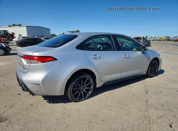JTDBCMFE8R3061926 2024 TOYOTA COROLLA Silver Rear right