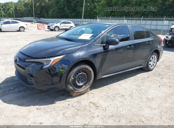 JTDBCMFE8T3140620 2026 TOYOTA COROLLA HYBRID Black წინა მარცხენა ხედი სამი მეოთხედიდან