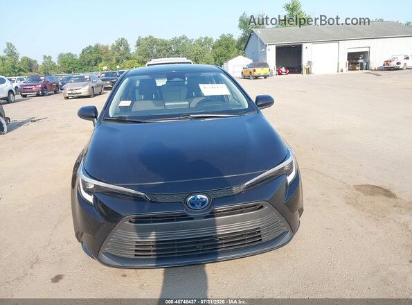 JTDBCMFE9RJ024394 2024 TOYOTA COROLLA Black Widok zestawu wskaźników
