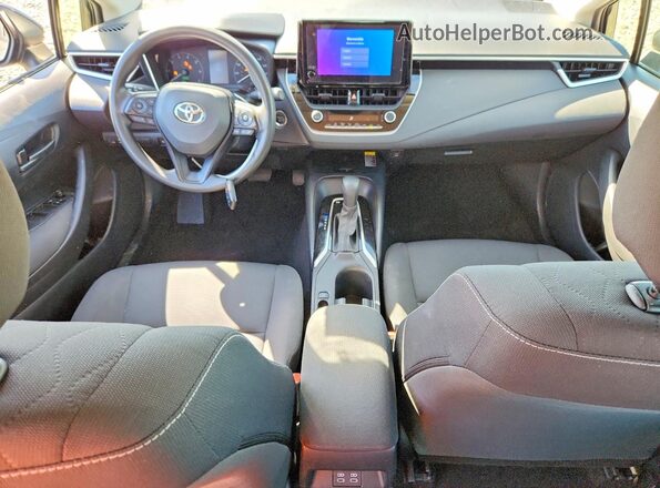 JTDBCMFE9S3100156 2025 TOYOTA COROLLA Black Առջևի վահանակի տեսք