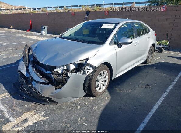 JTDBCMFE9T3147706 2026 TOYOTA COROLLA HYBRID Silver წინა მარცხენა ხედი სამი მეოთხედიდან