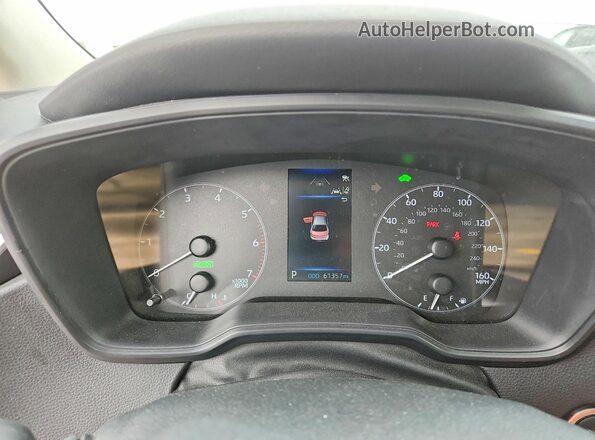 JTDBCMFEXRJ024551 2024 TOYOTA COROLLA Silver Vista del cuadro de instrumentos