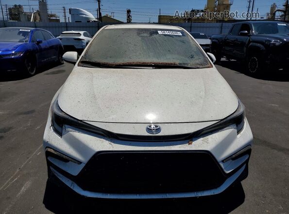 JTDBCMFEXRJ028177 2024 TOYOTA COROLLA White Դիմացի տեսք