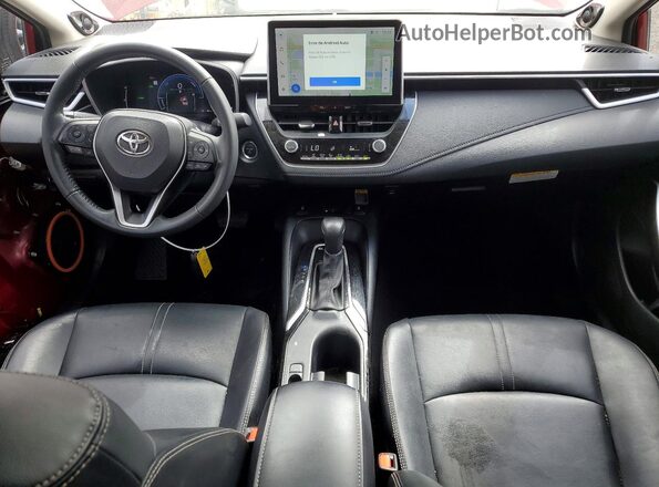 JTDBCMFEXS3070309 2025 TOYOTA COROLLA Red Առջևի վահանակի տեսք