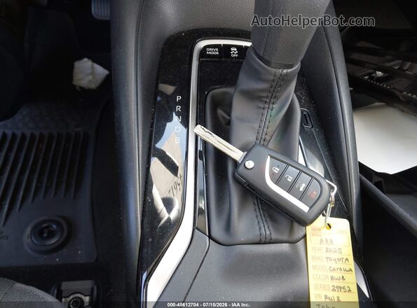 JTDBCMFEXS3072299 2025 TOYOTA COROLLA Gray Առջևի վահանակի տեսք