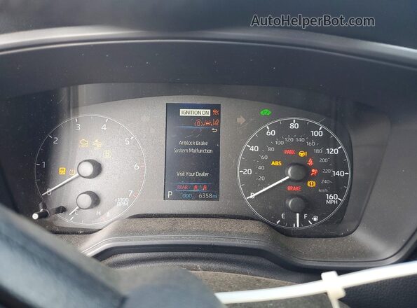 JTDBDMHE2S3018117 2025 TOYOTA COROLLA Charcoal Instrument cluster view