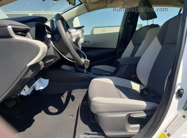 JTDBDMHE3S3022967 2025 TOYOTA COROLLA White Вид салону спереду