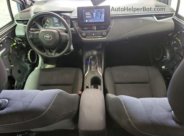 JTDBDMHE5P3002193 2023 TOYOTA COROLLA Teal Dashboard view
