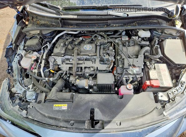 JTDBDMHE5PJ001251 2023 TOYOTA COROLLA Blue უკანა სალონის ხედი