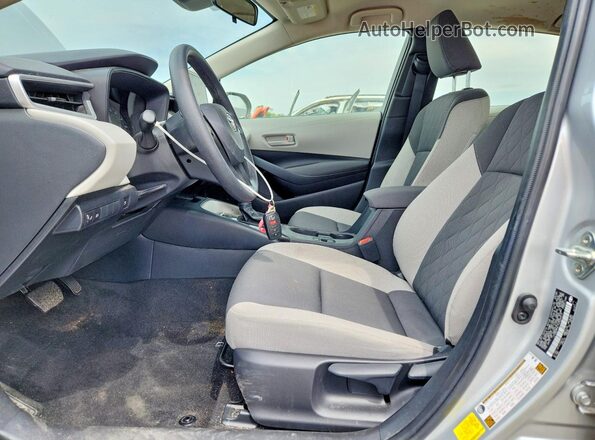 JTDBDMHE7S3020414 2025 TOYOTA COROLLA Silver Вид салону спереду