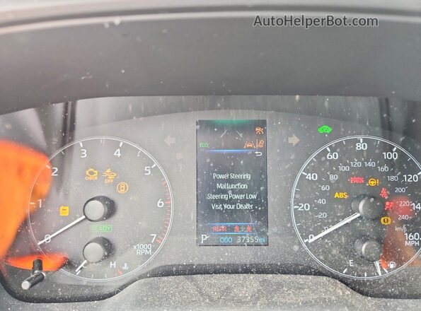JTDBDMHE7S3020414 2025 TOYOTA COROLLA Silver Вид щитка приладів