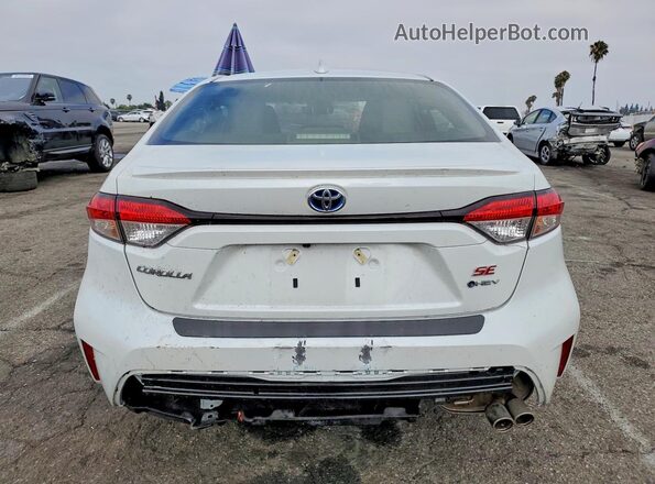 JTDBDMHE9S3021659 2025 TOYOTA COROLLA White Հետևի տեսք