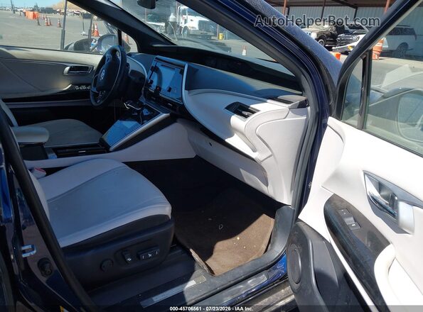 JTDBVRBD0HA003629 2017 TOYOTA MIRAI Blue Front interior view