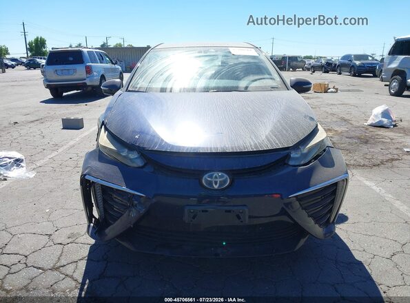 JTDBVRBD0HA003629 2017 TOYOTA MIRAI Blue Instrument cluster view