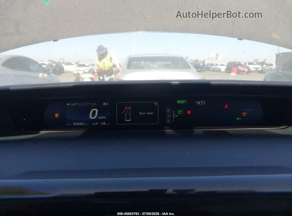JTDBVRBD1HA003218 2017 TOYOTA MIRAI Blue Rear seats view