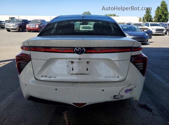 JTDBVRBD1KA005624 2019 TOYOTA MIRAI White Հետևի տեսք