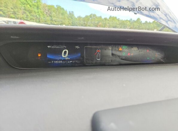 JTDBVRBD2KA006023 2019 TOYOTA MIRAI Blue Widok zestawu wskaźników