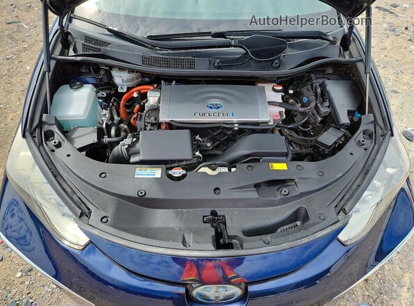 JTDBVRBD2KA006023 2019 TOYOTA MIRAI Blue Widok wnętrza z tyłu