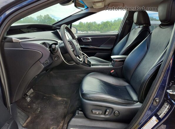 JTDBVRBD2KA006023 2019 TOYOTA MIRAI Blue Widok wnętrza z przodu