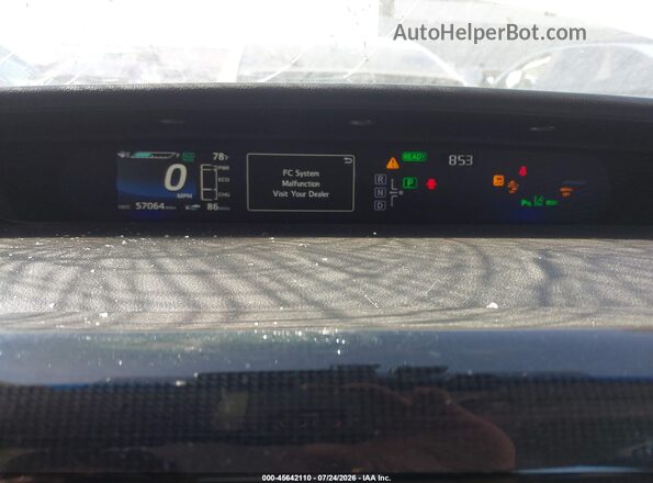 JTDBVRBD3HA001437 2017 TOYOTA MIRAI White Widok tylnych siedzeń