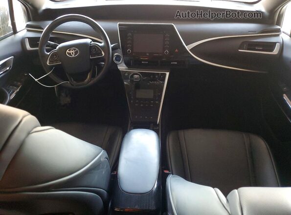 JTDBVRBD3LA007974 2020 TOYOTA MIRAI Black წინა პანელის ხედი