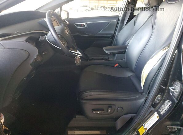 JTDBVRBD3LA007974 2020 TOYOTA MIRAI Black წინა სალონის ხედი