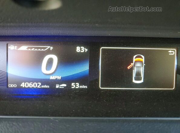 JTDBVRBD3LA007974 2020 TOYOTA MIRAI Black Вид щитка приладів