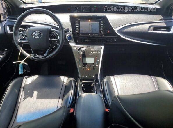 JTDBVRBD5JA005317 2018 TOYOTA MIRAI Blue Вид панелі приладів
