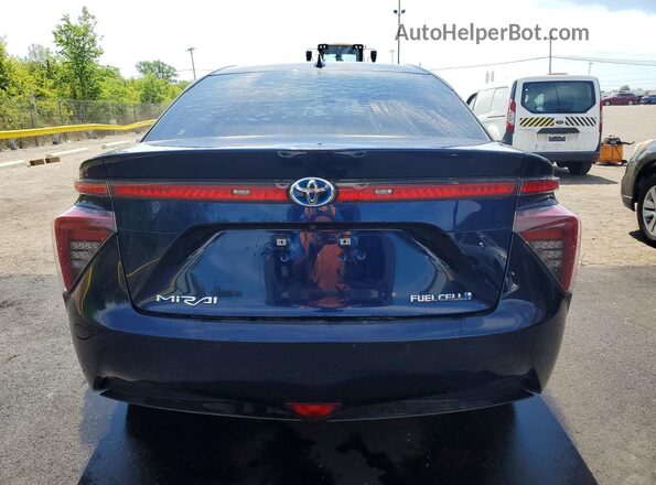 JTDBVRBD5JA005317 2018 TOYOTA MIRAI Blue Вид ззаду