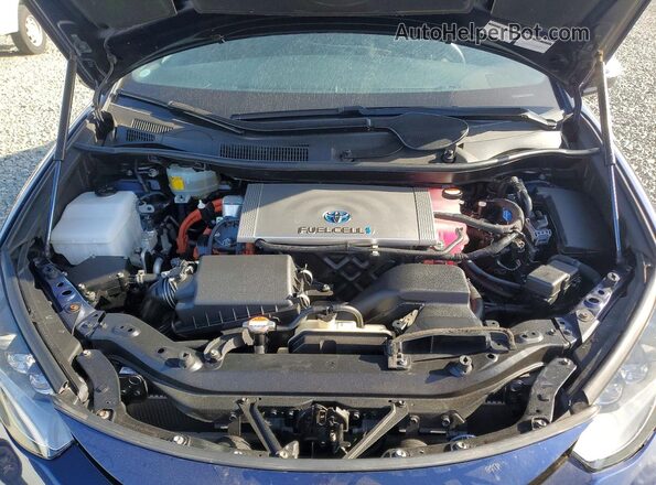 JTDBVRBD9GA000565 2016 TOYOTA MIRAI Blue Вид задньої частини салону