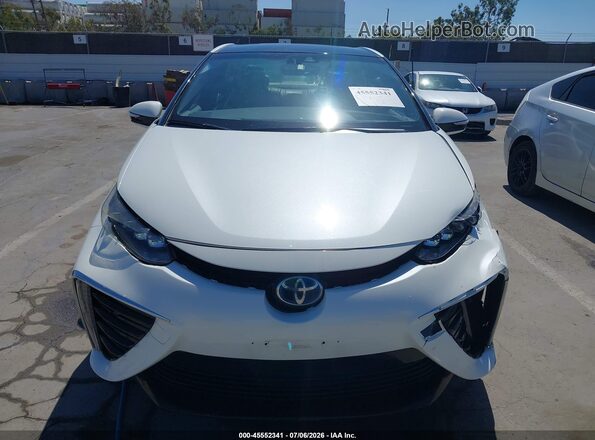 JTDBVRBD9HA001474 2017 TOYOTA MIRAI White ხელსაწყოთა პანელის ხედი