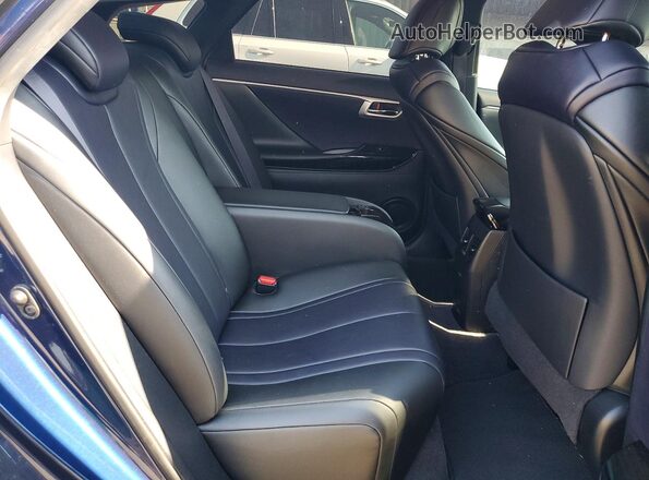 JTDBVRBD9HA002656 2017 TOYOTA MIRAI Blue Rear seats view