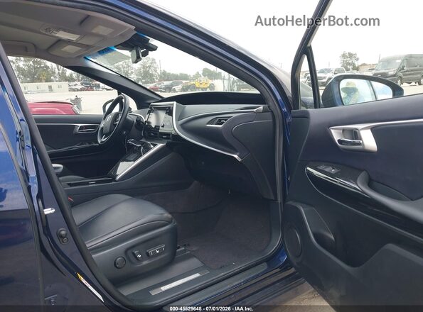 JTDBVRBD9JA004834 2018 TOYOTA MIRAI Синий Вид салона спереди
