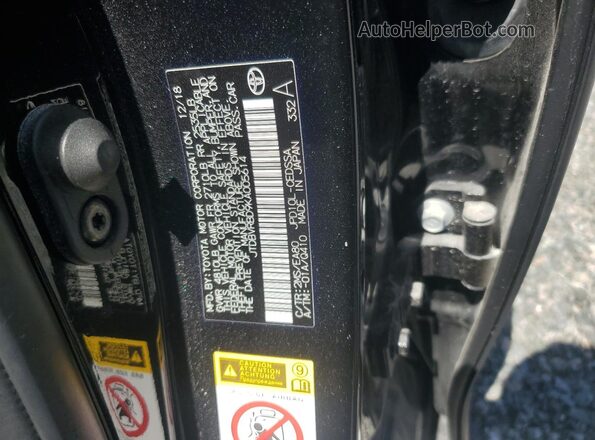 JTDBVRBD9KA005614 2019 TOYOTA MIRAI Black Вид підкапотного простору