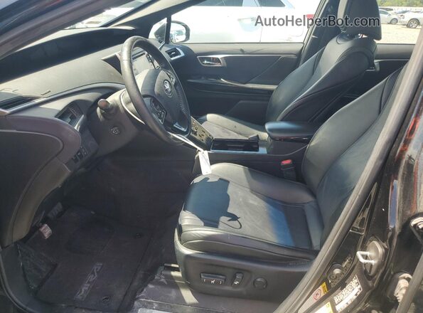 JTDBVRBD9KA005614 2019 TOYOTA MIRAI Black Вид салону спереду