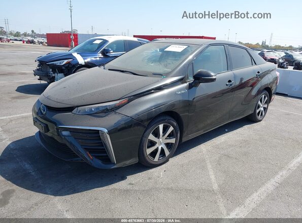 JTDBVRBDXHA003752 2017 TOYOTA MIRAI Black Передня ліва чверть